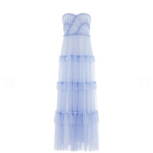 Needle and Thread gingham blue gown